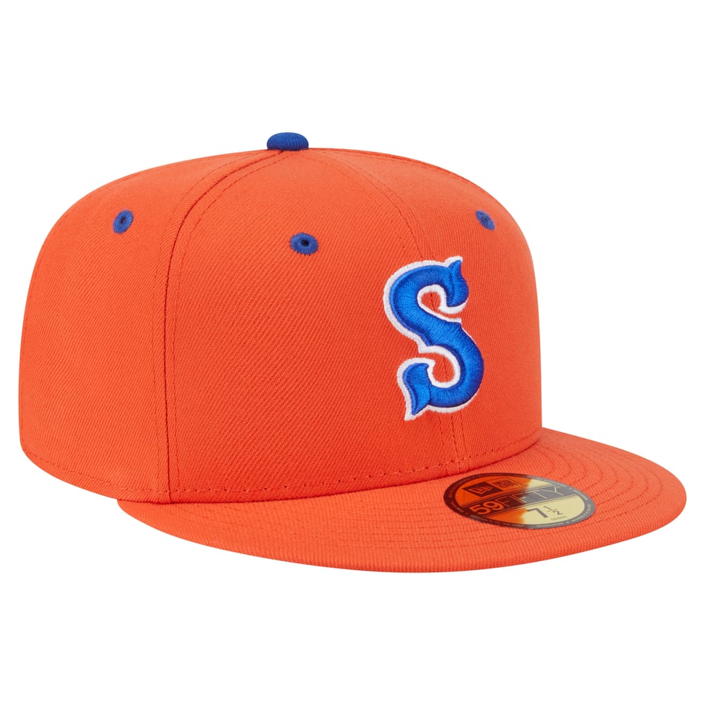  Syracuse Mets New Era Authentic Collection 59FIFTY Fitted Hat - Orange
